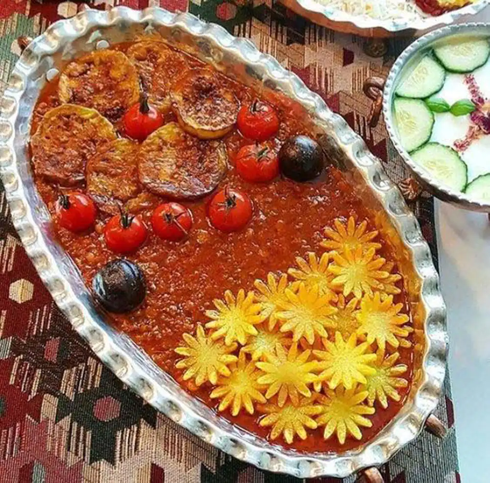 ایده برای تزیین غذا