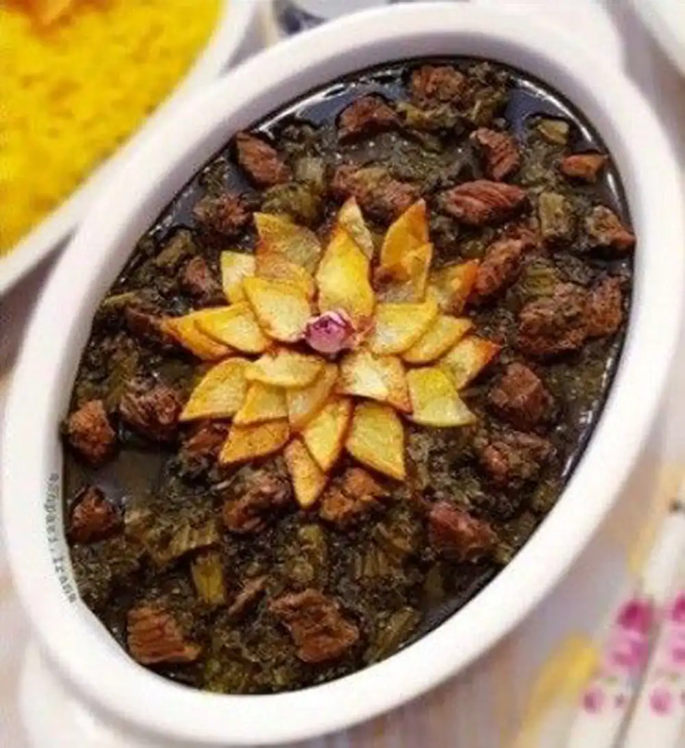 ایده برای تزیین غذا