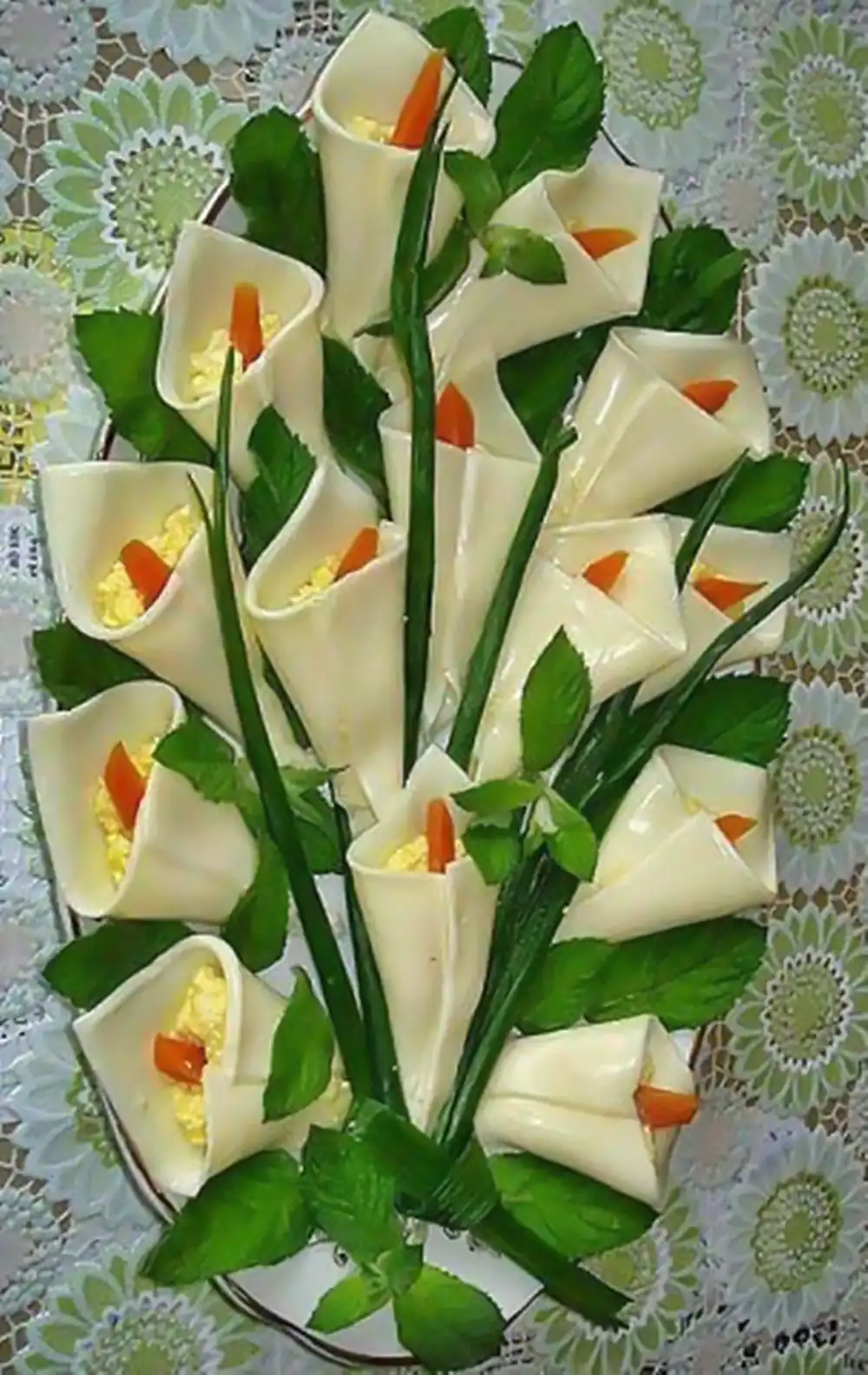 ایده تزیین سالاد فصل ساده