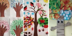 کاردستی چهار فصل ساده مدل های پینترستی برای فعالیت مدرسه