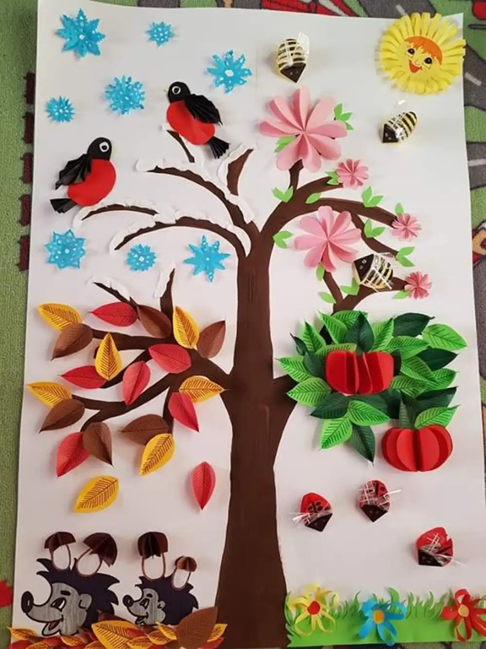 کاردستی چهار فصل ساده