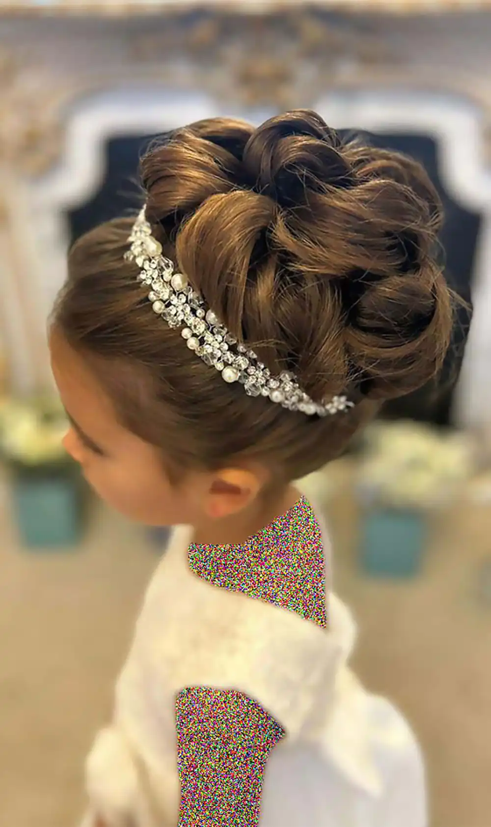 مدل شینیون بسته دخترانه برای عروسی