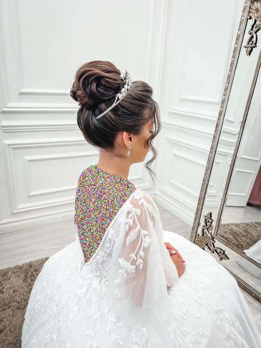 مدل شینیون بسته دخترانه برای عروسی