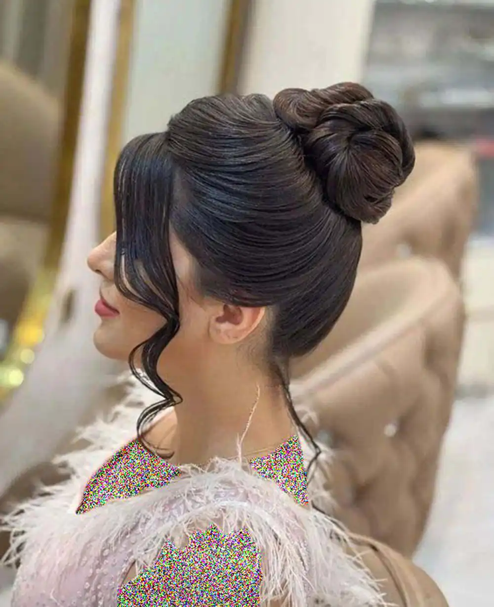مدل شینیون زنانه برای عروسی