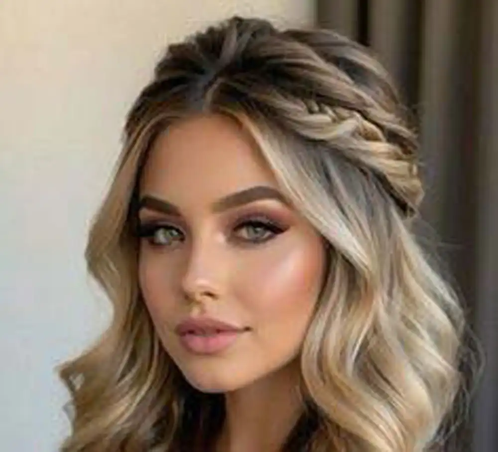 آرایش لایت دخترانه برای عروسی