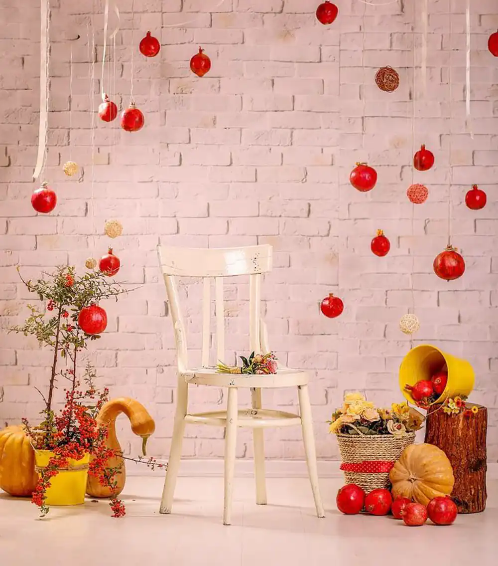 دکور شب یلدا برای عکاسی