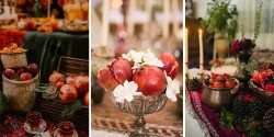 دیزاین میز شب یلدا ساده ایده های جذاب و خلاقانه برای مهمانی خانگی
