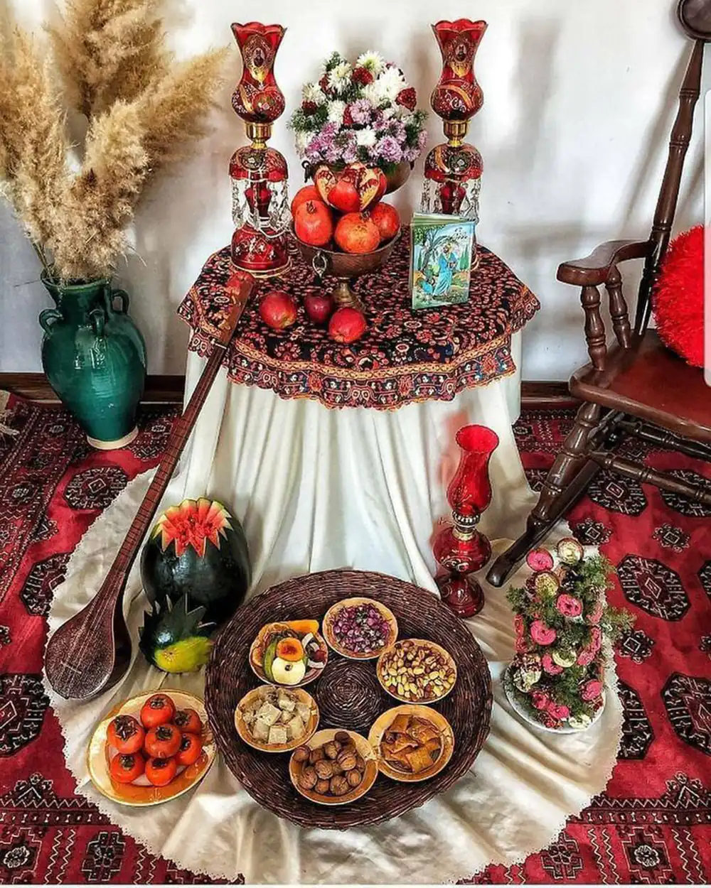 جدیدترین تزیینات شب یلدا برای عروس