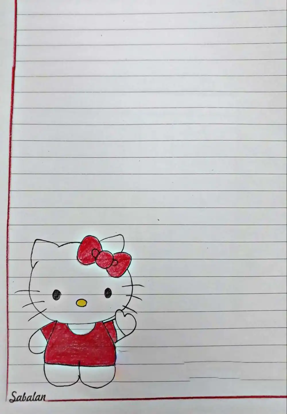 نقاشی کادر دفتر مشق آسان