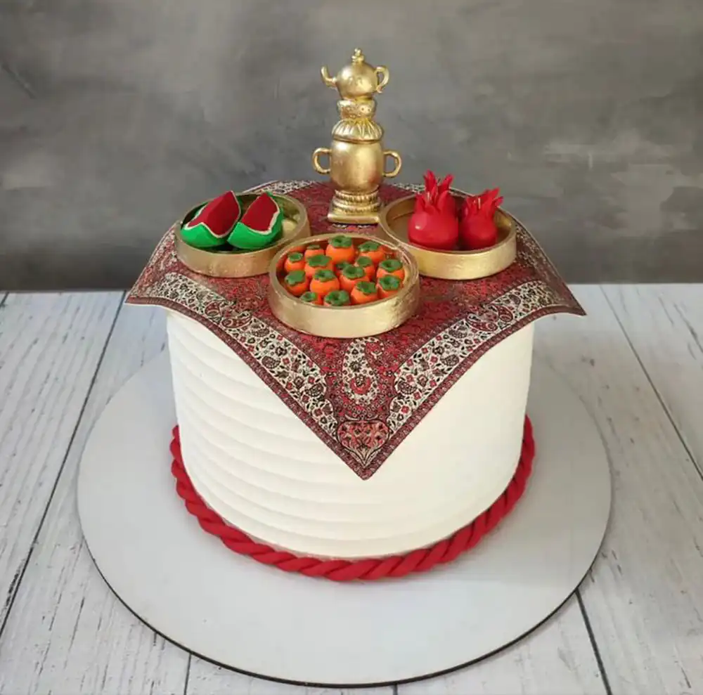 قشنگ ترین کیک شب یلدا