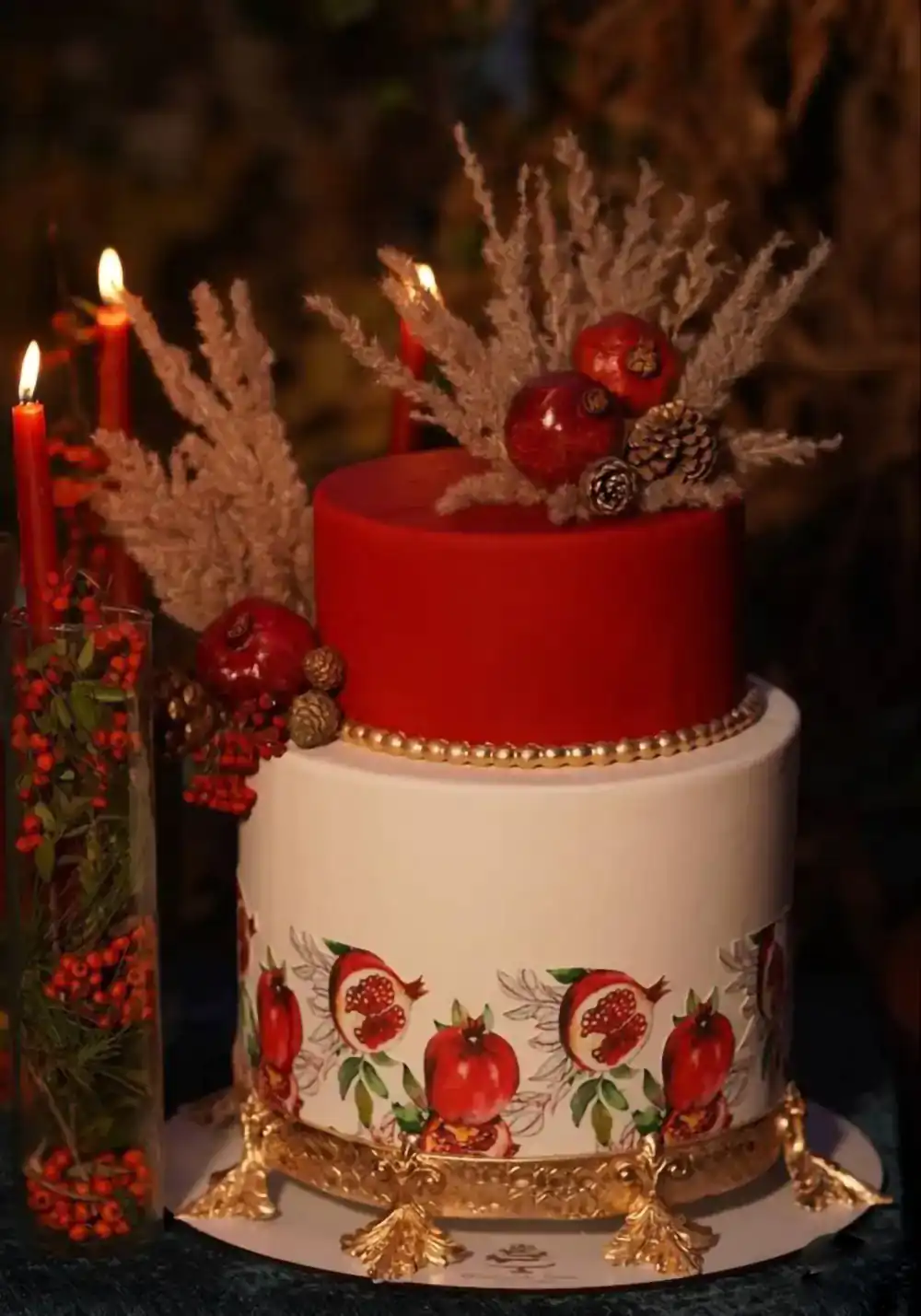 قشنگ ترین کیک شب یلدا