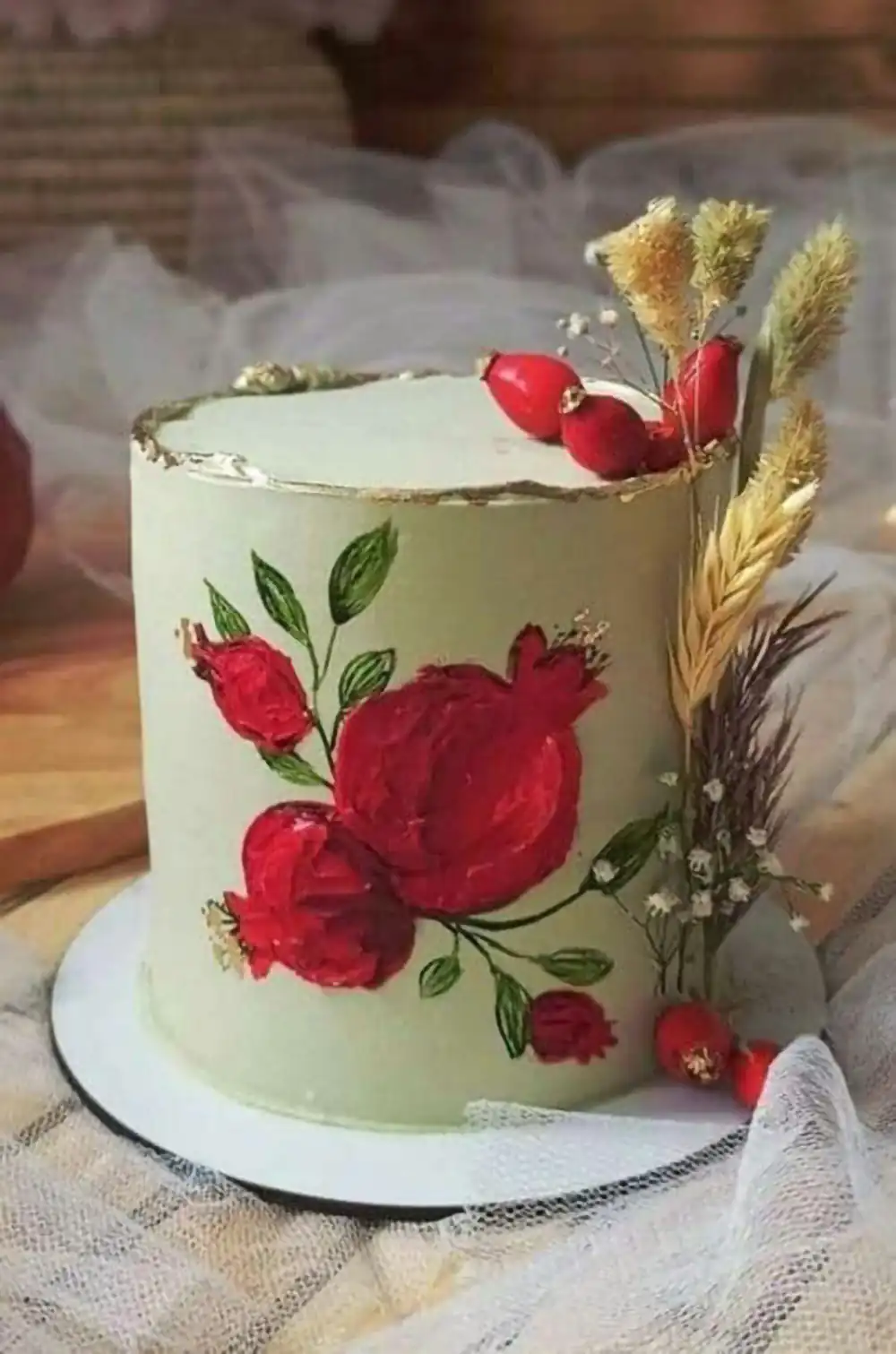 قشنگ ترین کیک شب یلدا