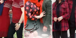 ست لباس شب یلدا زن و شوهر مدل های بافت،شومیز و لباس رسمی