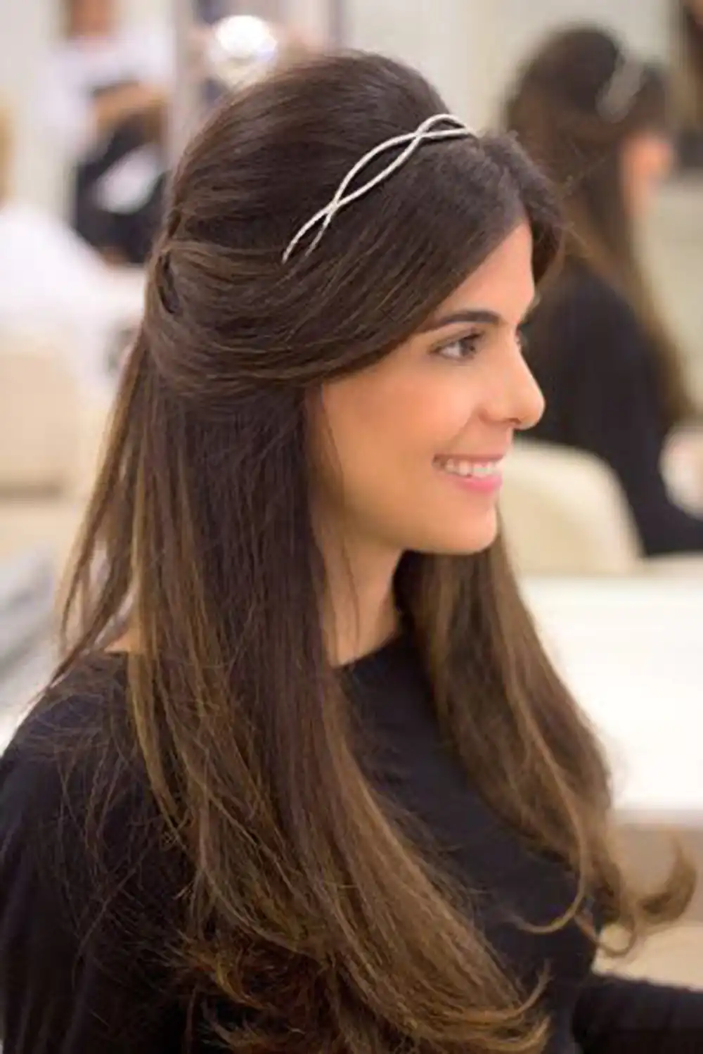 شینیون ساده مو برای عروسی