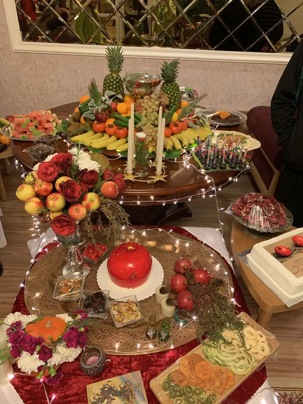 سفره شب یلدا امسال