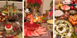 سفره شب یلدا امسال جدیدترین دیزاین های روز برای خانم های کدبانو