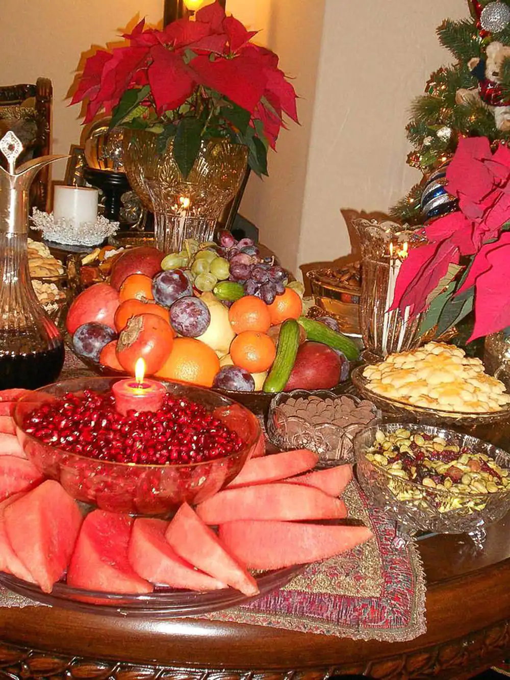 سفره شب یلدا امسال