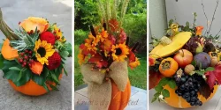 تزیین کدو حلوایی برای عروس یا ایده های زیبا و کاربردی برای شب یلدا