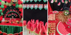 تزیین کلاس برای شب یلدا ساده و شیک برای بچه های دبستانی
