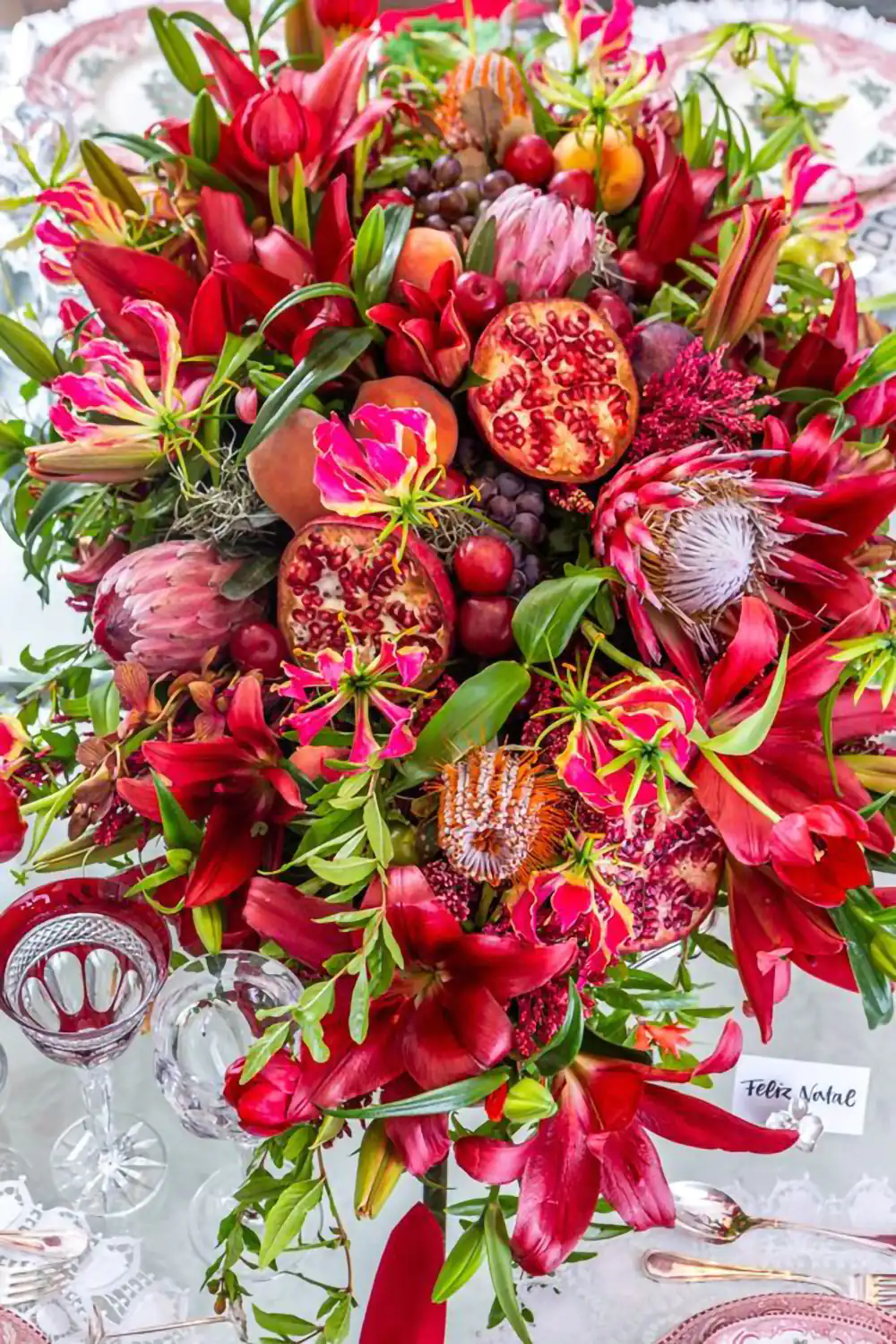 تزیین انار برای شب یلدای عروس