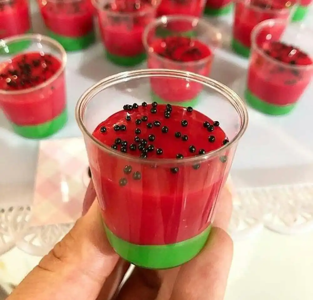 تزیین ژله شب یلدا برای مدرسه