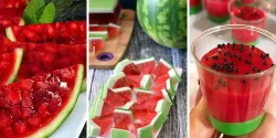 تزیین ژله شب یلدا برای مدرسه مدل های هفت رنگ و سه رنگ یلدایی