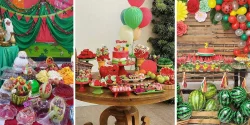 تزیین میز شب یلدا برای مدرسه ایده های جذاب خارجی و ایرانی