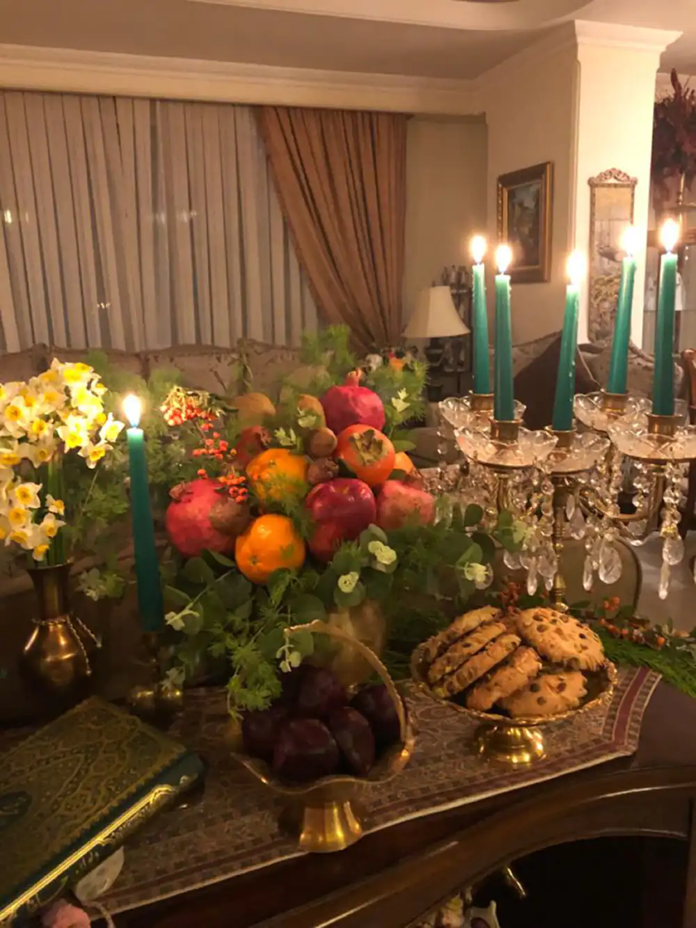 تزیین سفره یلدا
