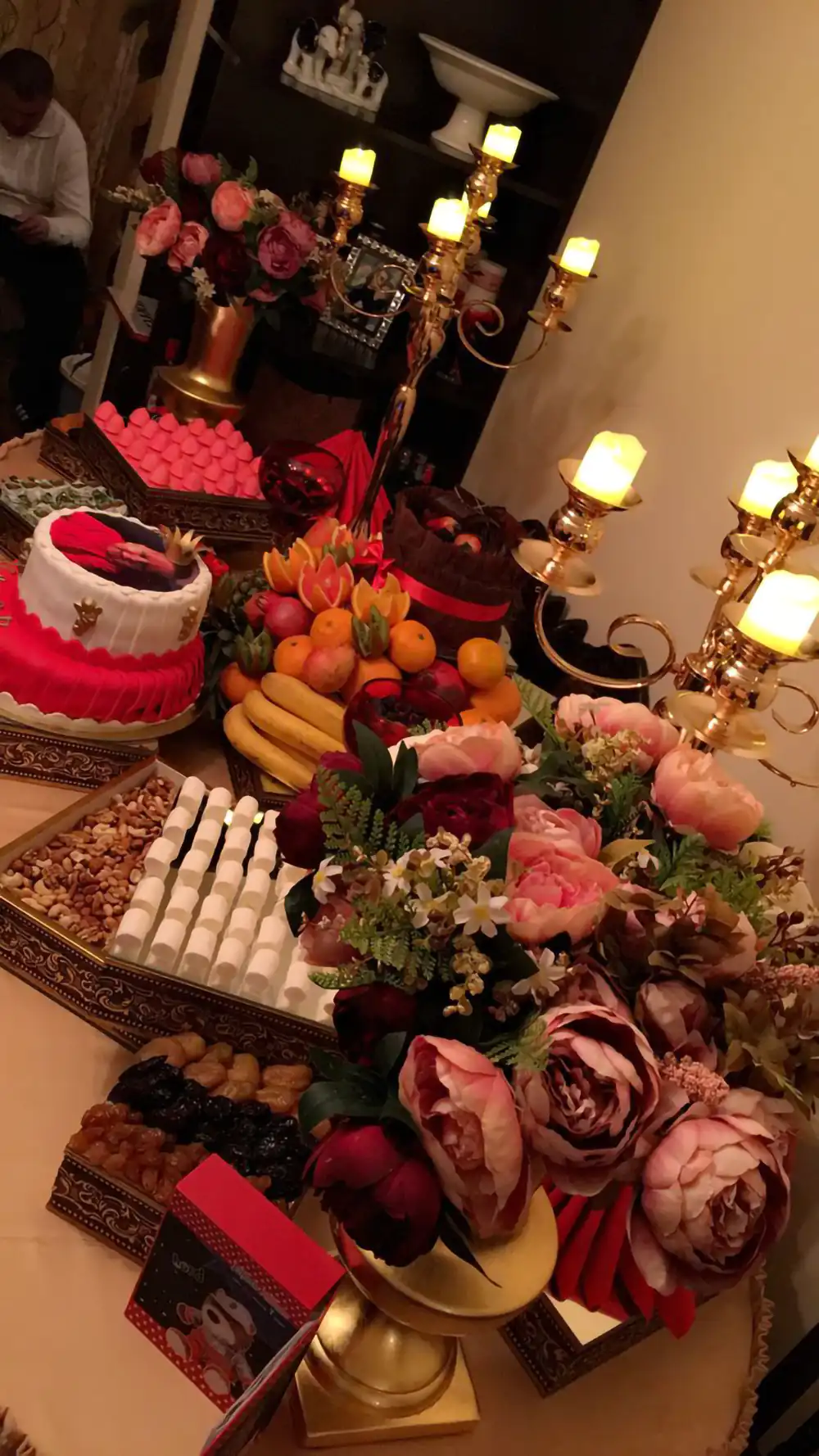 تزیین یلدا برای عروس