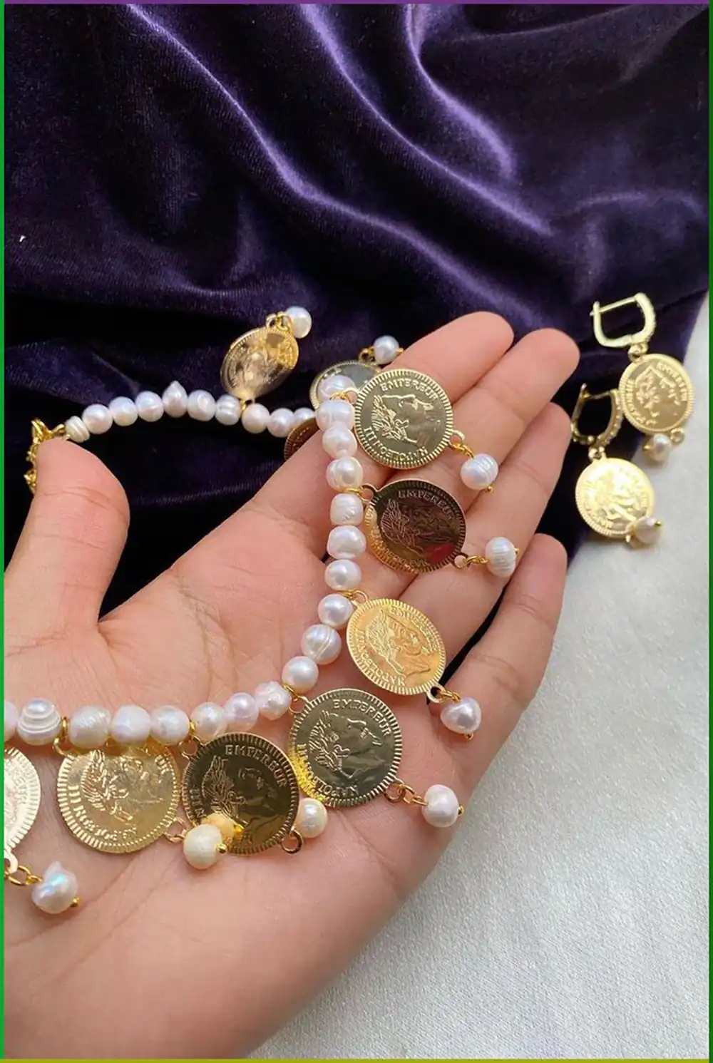 گردنبند طلا زنانه سنگین عربی