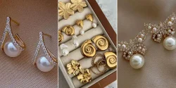 مدل گوشواره طلای دخترانه جدید با مدل های فوق العاده شیک
