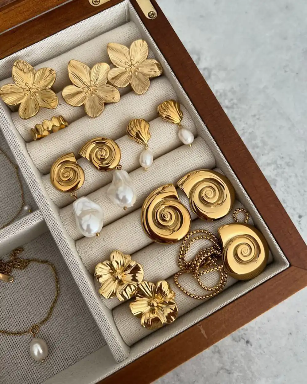 مدل گوشواره طلای دخترانه جدید