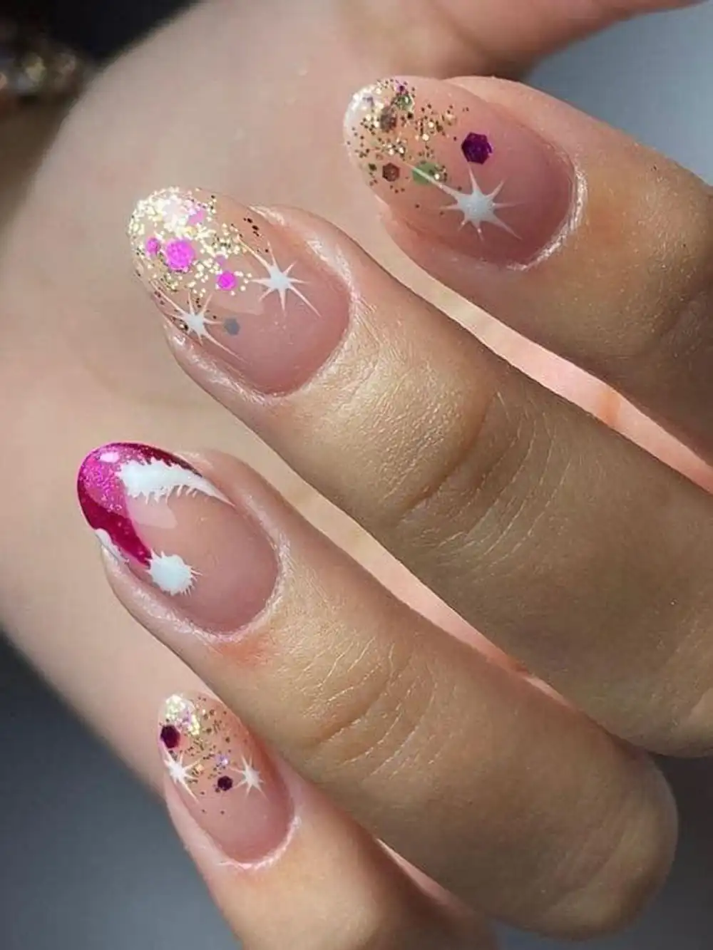 ایده طراحی ناخن زمستانی