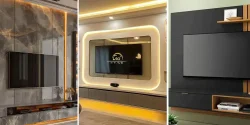 مدل دکوری پشت تلویزیون برای منازل شیک و مدرن امروزی