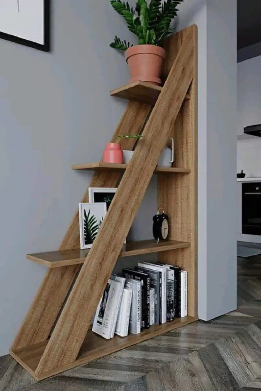 مدل استند چوبی پذیرایی