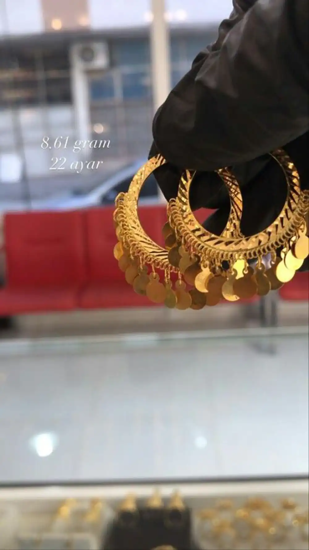 مدل گوشواره پولک دار