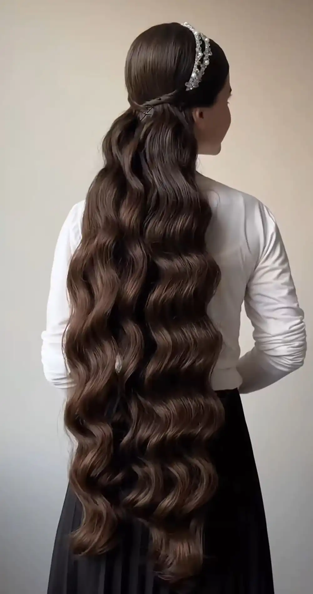 مدل مو مشکی دخترانه باز