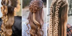 شینیون دخترانه باز شیک از جدیدترین ژورنال ها برای عروسی رفتن