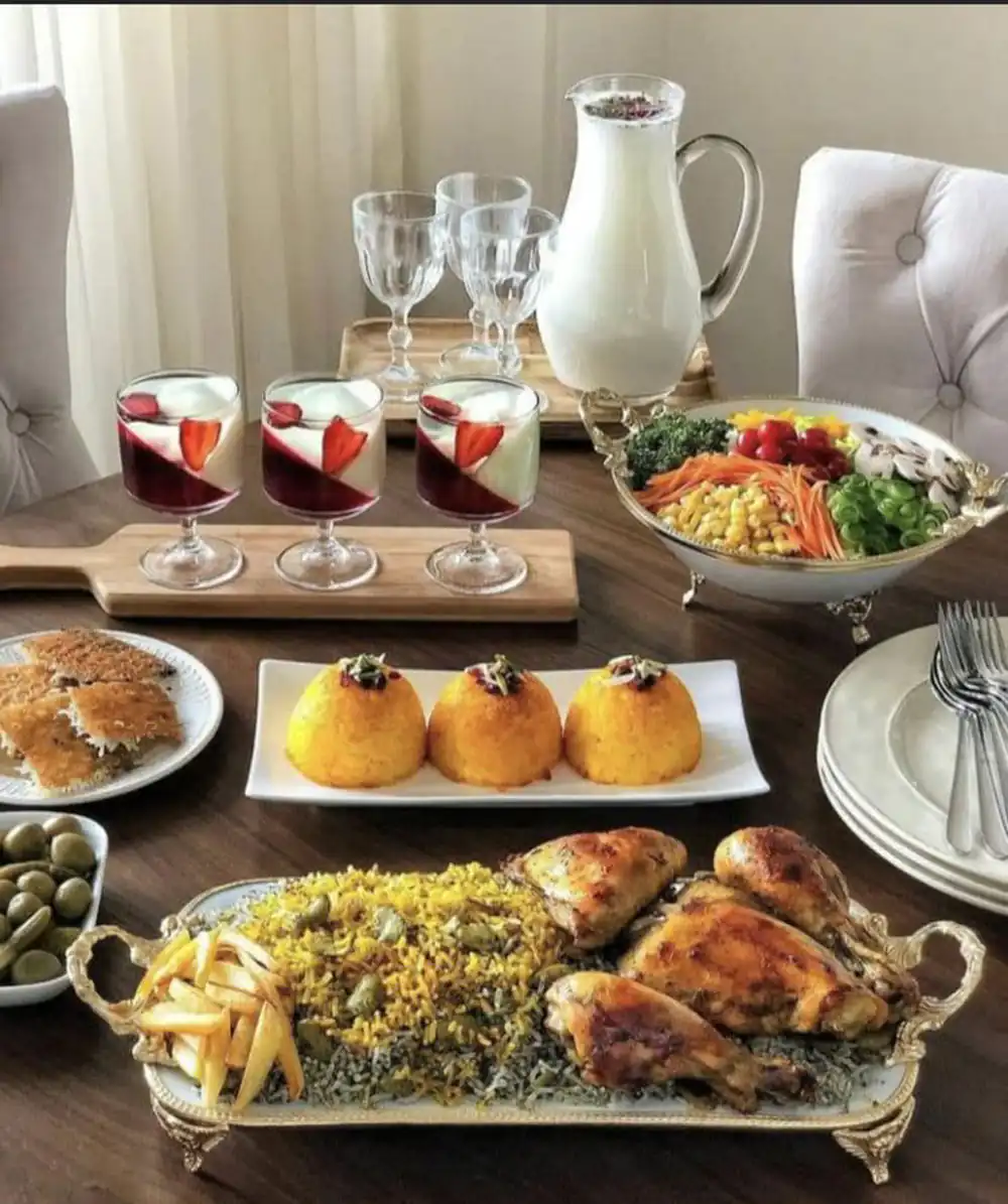 سفره آرایی غذای سنتی