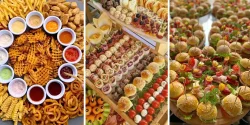 تزیین فینگر فود با ایده های شیک و کاربردی برای مهمانی خانواده شوهر