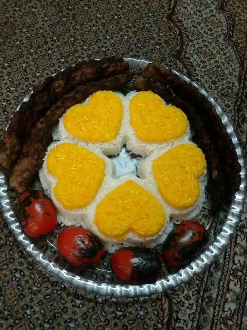 تزیین غذا برای مهمان