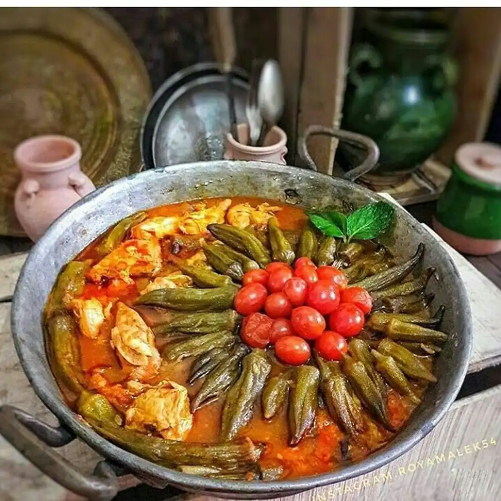 تزیین غذا برای مهمان