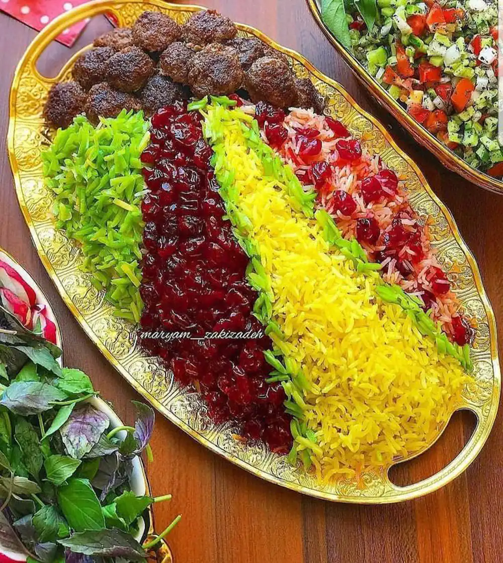 تزیین غذا برای مهمان