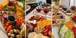 تزیین میز پذیرایی مهمان برای تولد و دورهمی های خانوادگی