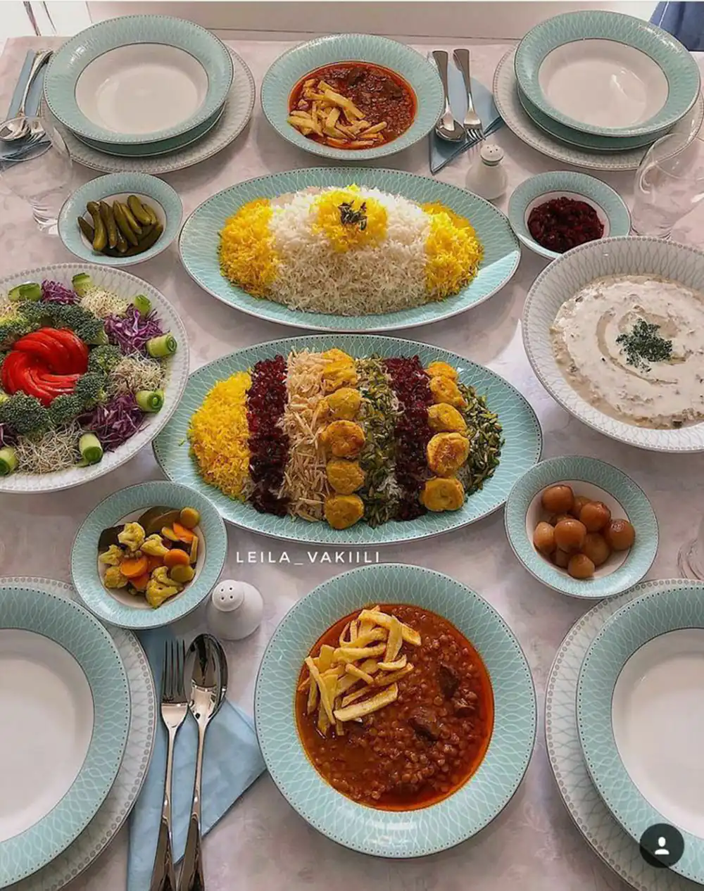 تزیین سفره آرایی غذا
