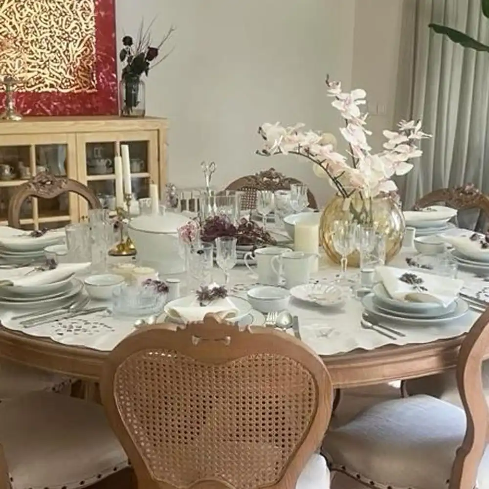 چیدمان میز ناهارخوری عروس