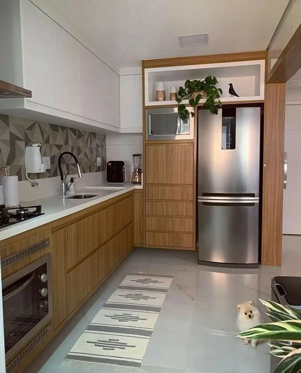 مدل کابینت آشپزخانه دو طرفه