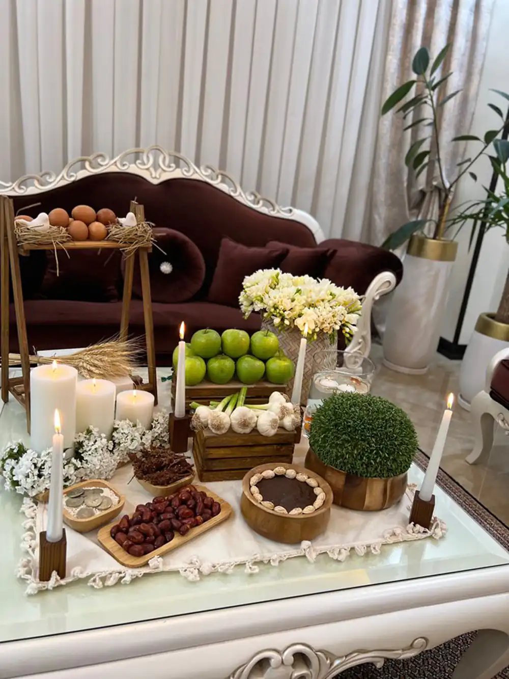مدل هفت سین چوبی