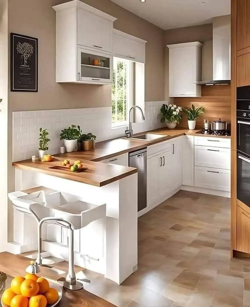 مدل کابینت سفید چوب