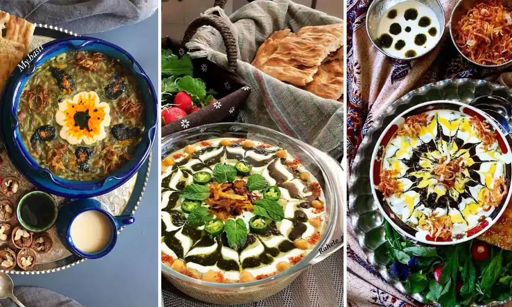 تزیین آش رشته برای مدرسه،طرز تهیه کشک برای تزیین آش رشته،عکس آش رشته،تزیین اش دوغ با نعنا،تزیین آش دوغ نذری
